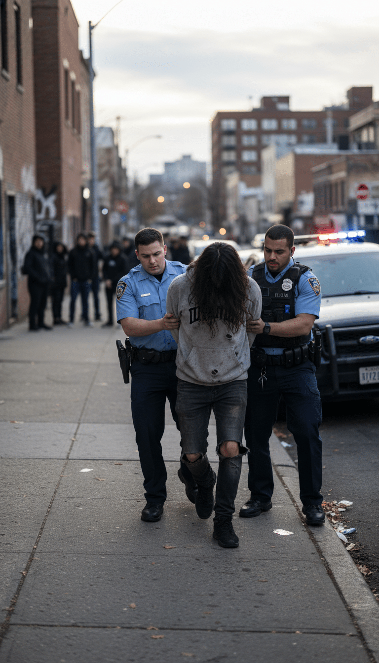 Person being arrested in Humble Person being arrested in Humble