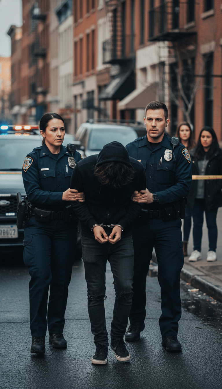 Person being arrested in Mesquite Person being arrested in Mesquite