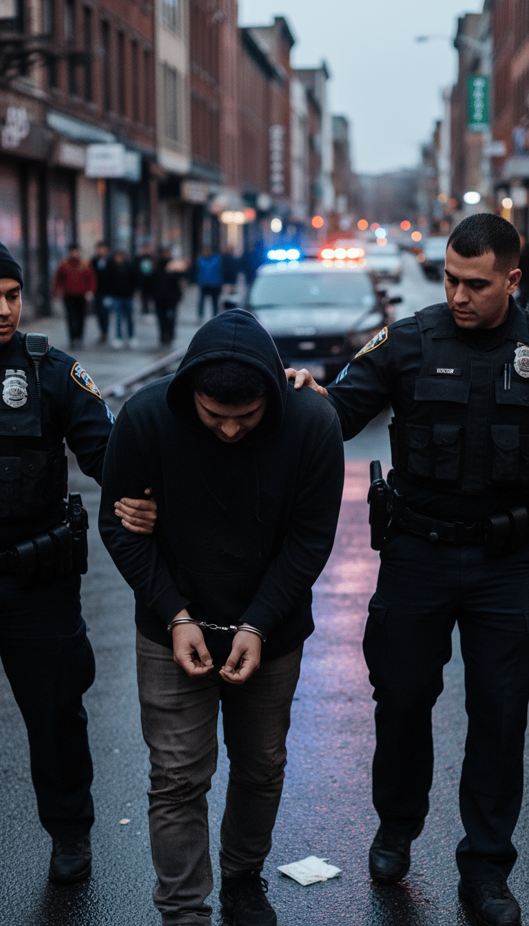 Person being arrested in North Richland Hills Person being arrested in North Richland Hills