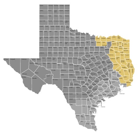 Eastern District of Texas | Federal Judicial Districts Map