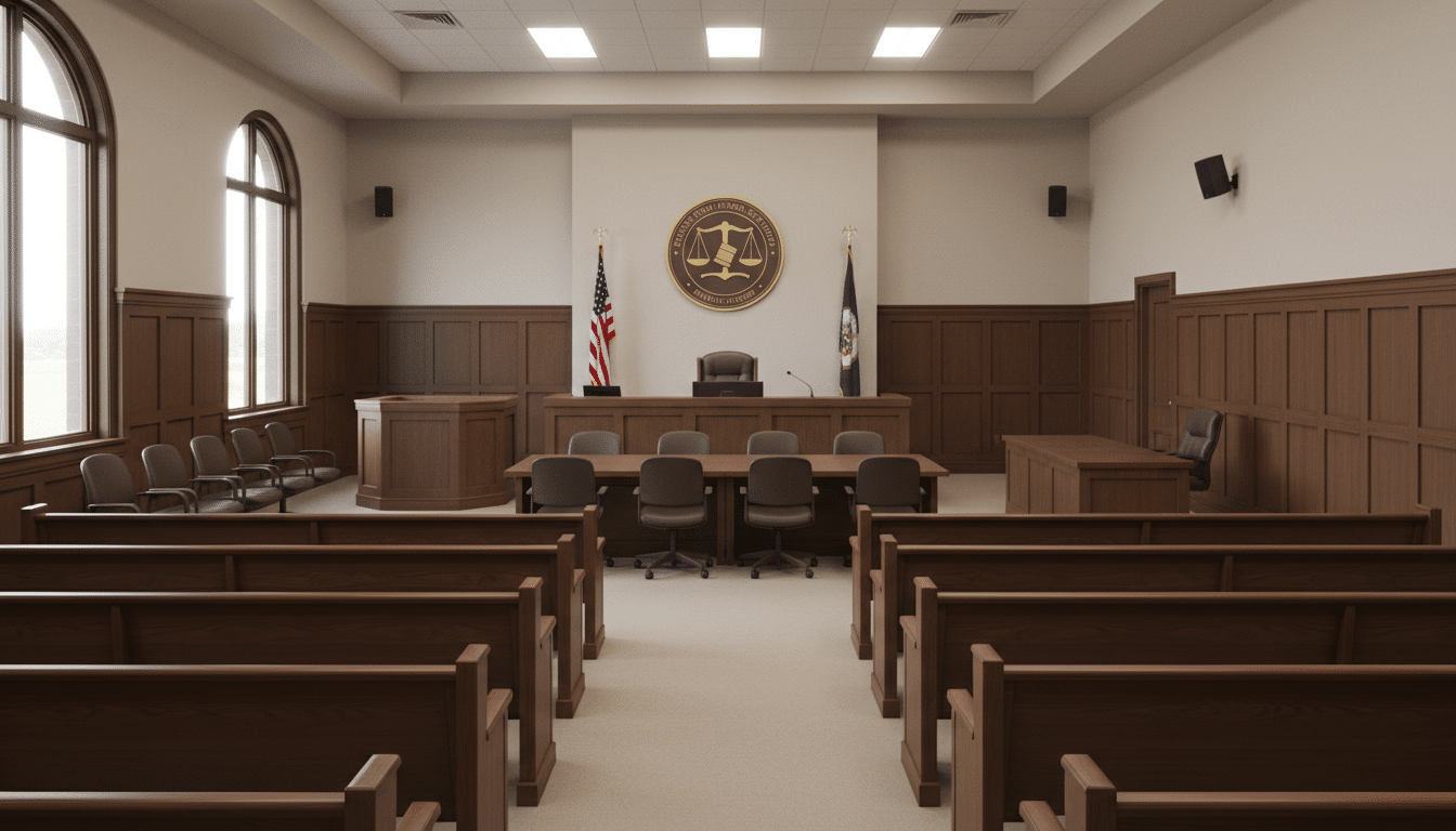 Ennis Murder Trial Court Room Ennis Murder Trial Court Room