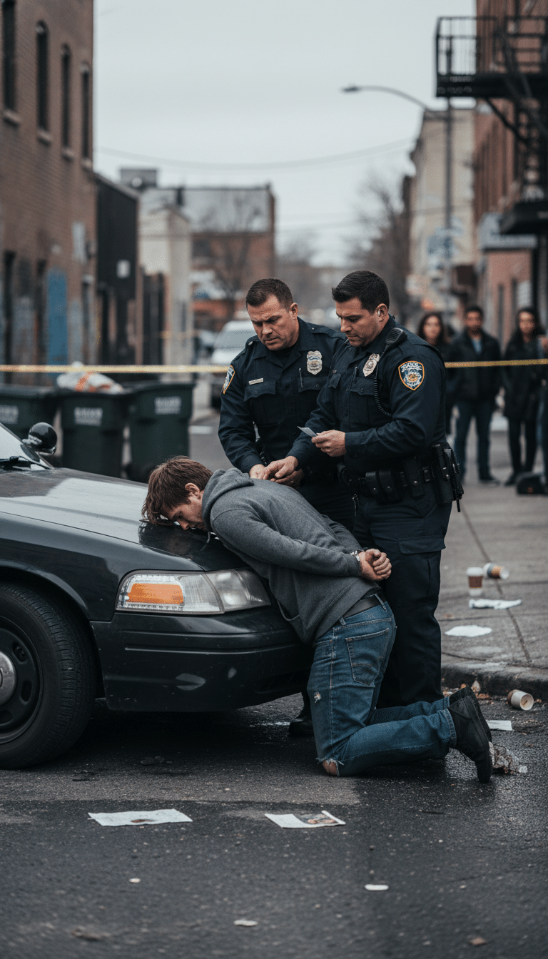 Person being arrested in Farmers Branch Person being arrested in Farmers Branch