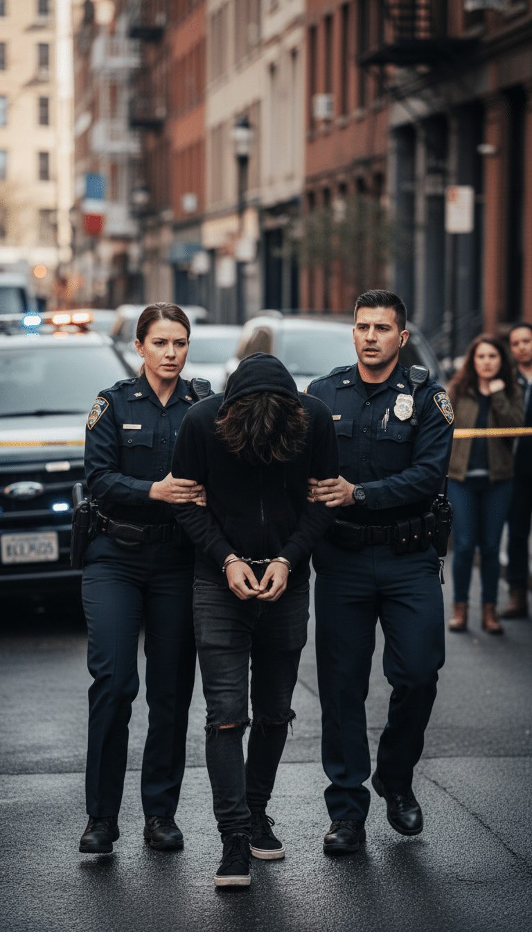 Person being arrested in Forney Person being arrested in Forney
