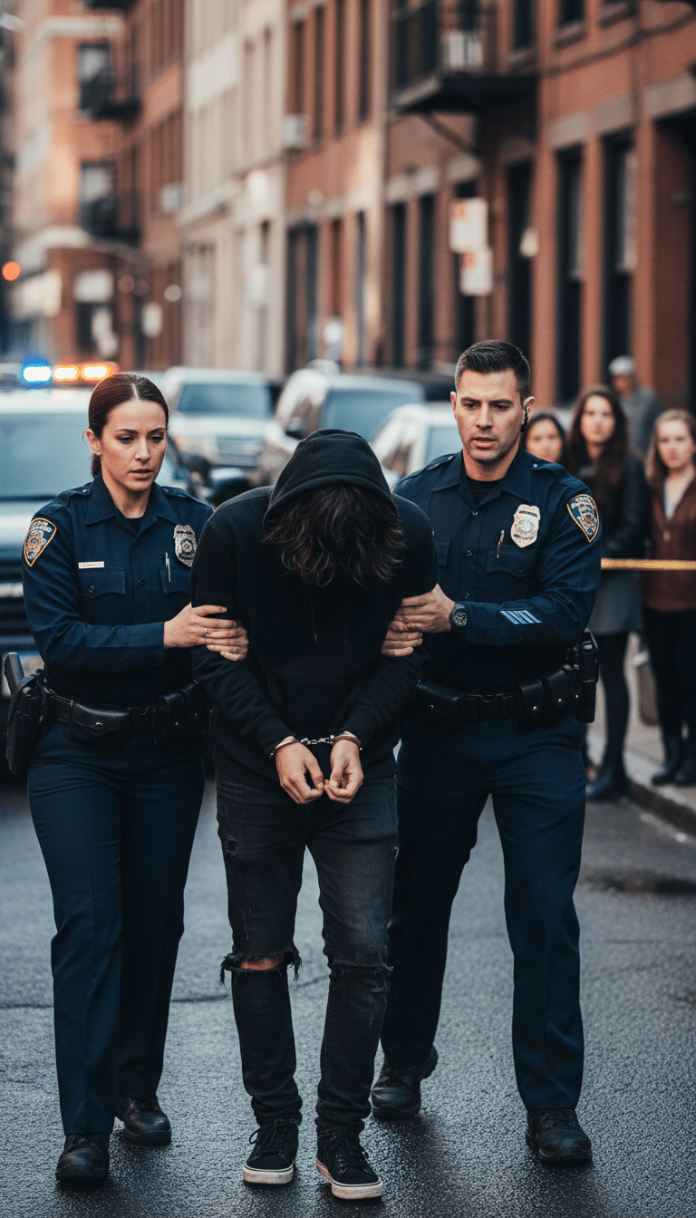 Person being arrested in Fort Worth Person being arrested in Fort Worth
