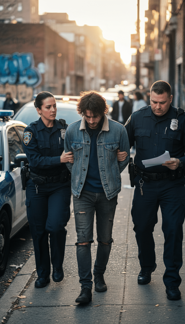 Person being arrested in Southlake Person being arrested in Southlake