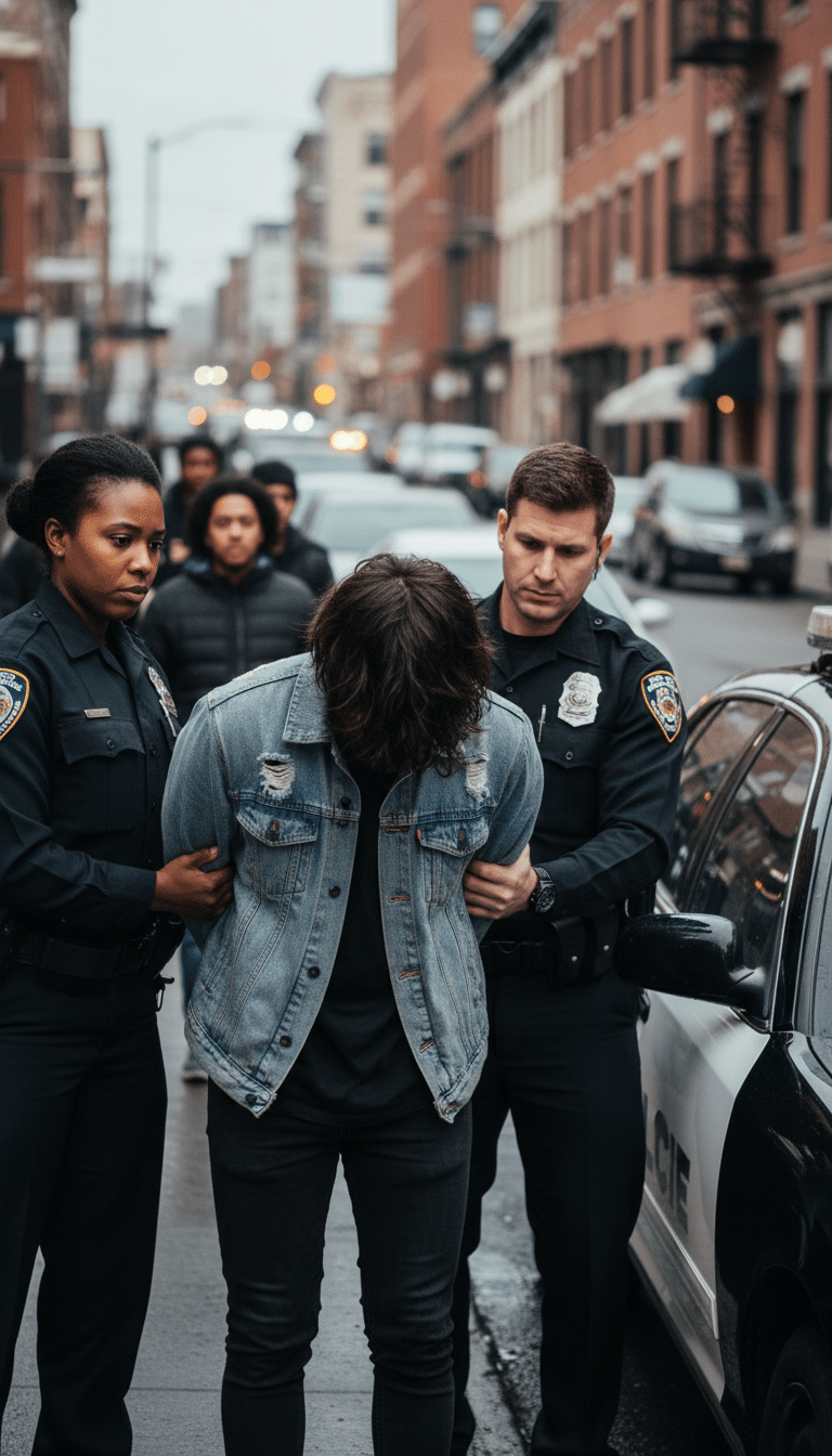 Person being arrested in Wylie Person being arrested in Wylie