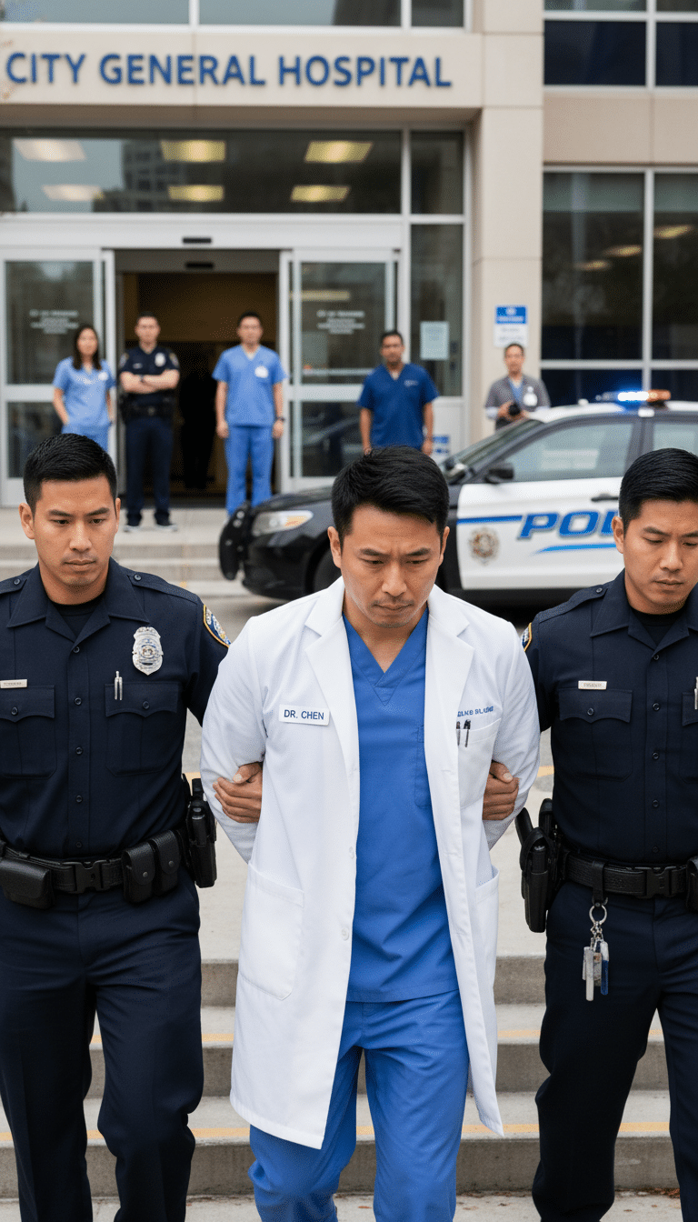 Person being arrested in Allen Person being arrested in Allen