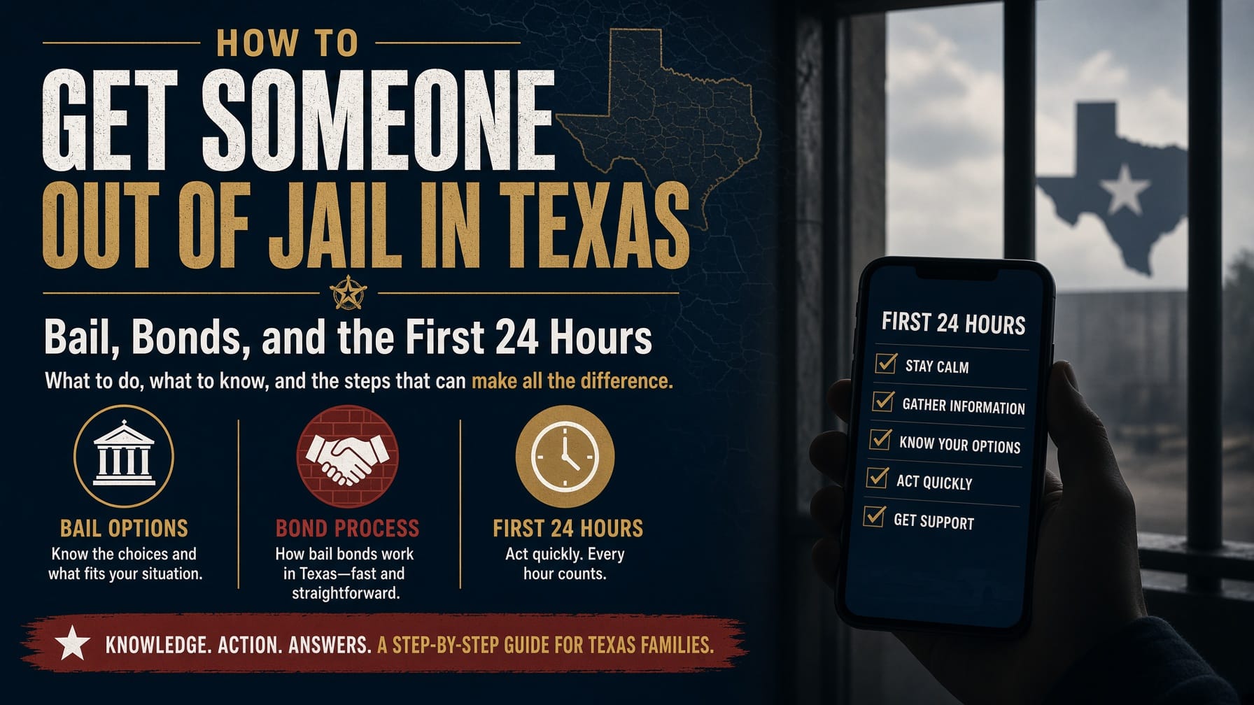 How to Get Someone Out of Jail in Texas Bail, Bonds, and the First 24 Hours