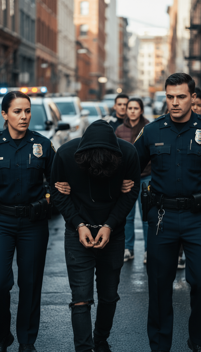 Person being arrested in Coppell Person being arrested in Coppell
