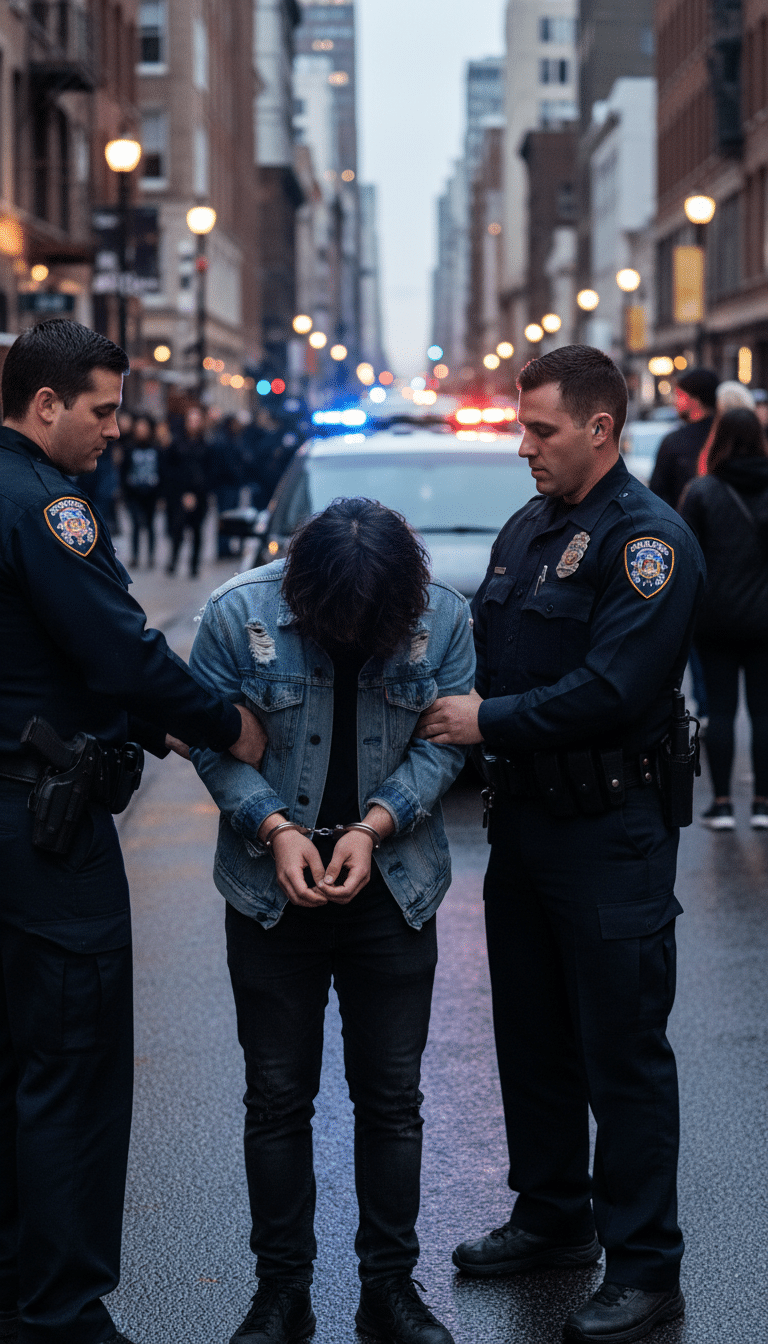 Person being arrested in Farmers Branch Person being arrested in Farmers Branch