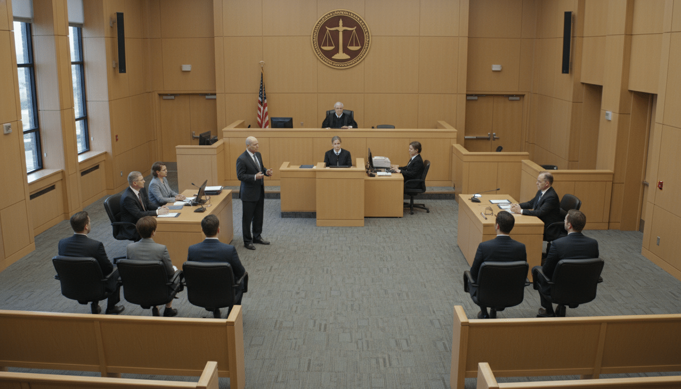 Palestine Drug Charge Court Room Palestine Drug Charge Court Room
