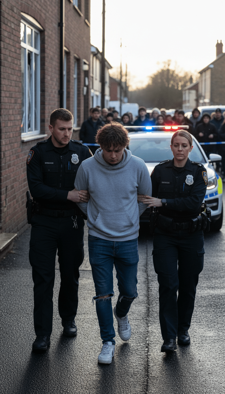 Person being arrested in Benbrook Person being arrested in Benbrook