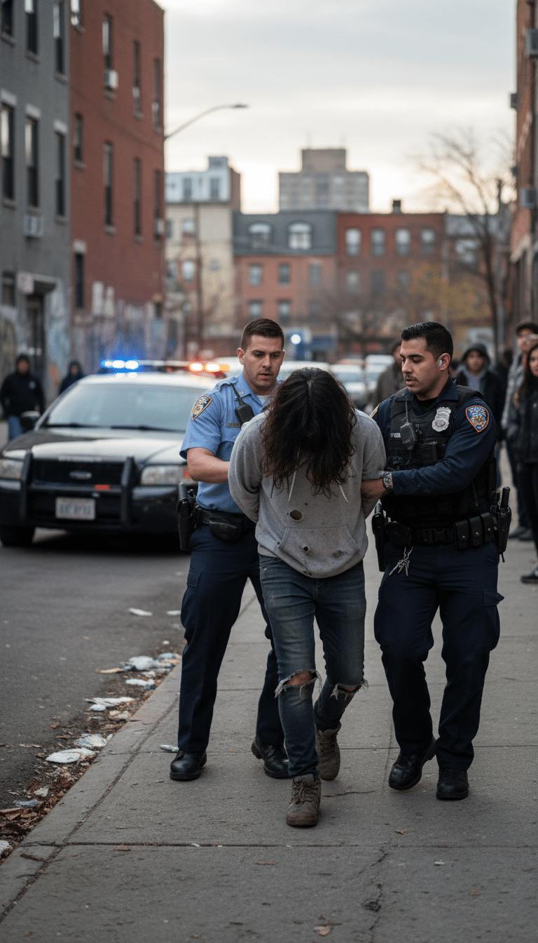 Person being arrested in Cedar Hill Person being arrested in Cedar Hill