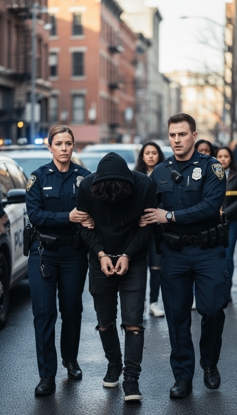 Person being arrested in Dallas Person being arrested in Dallas