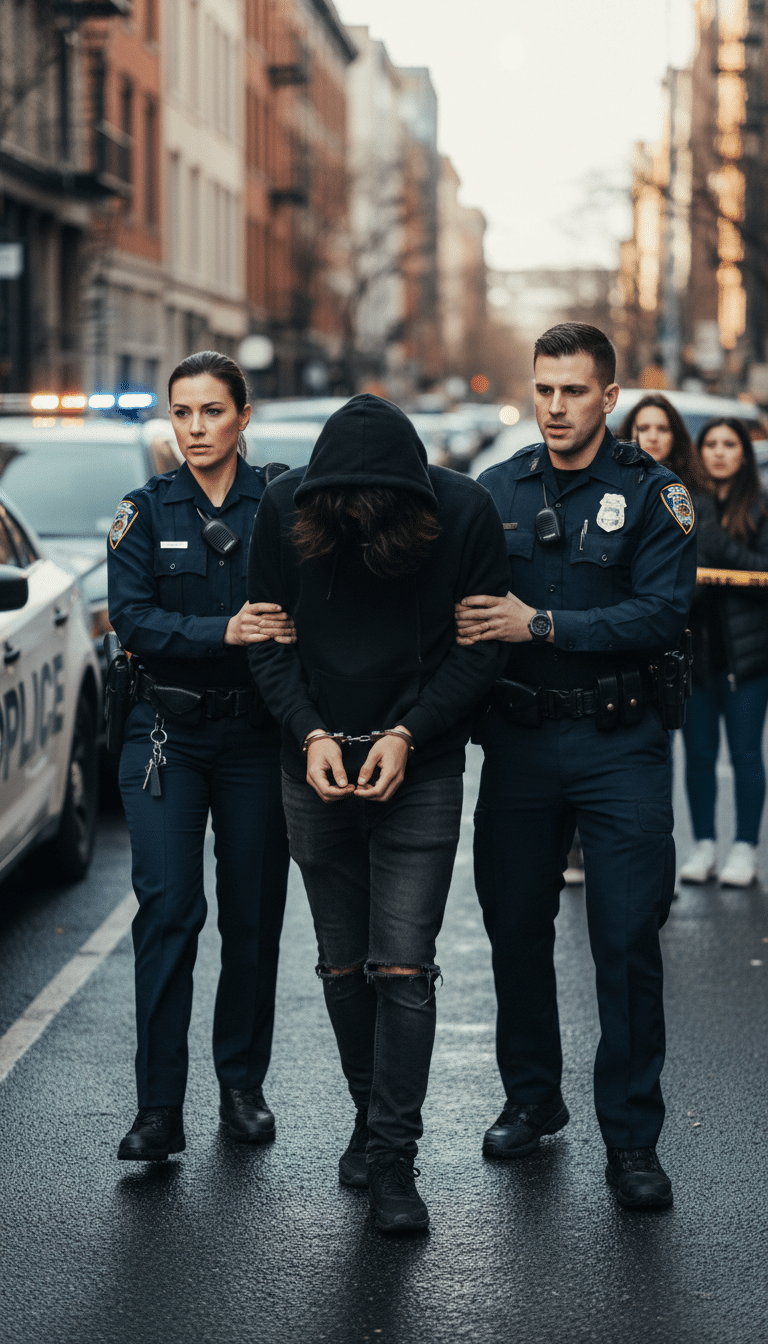 Person being arrested in Plano Person being arrested in Plano