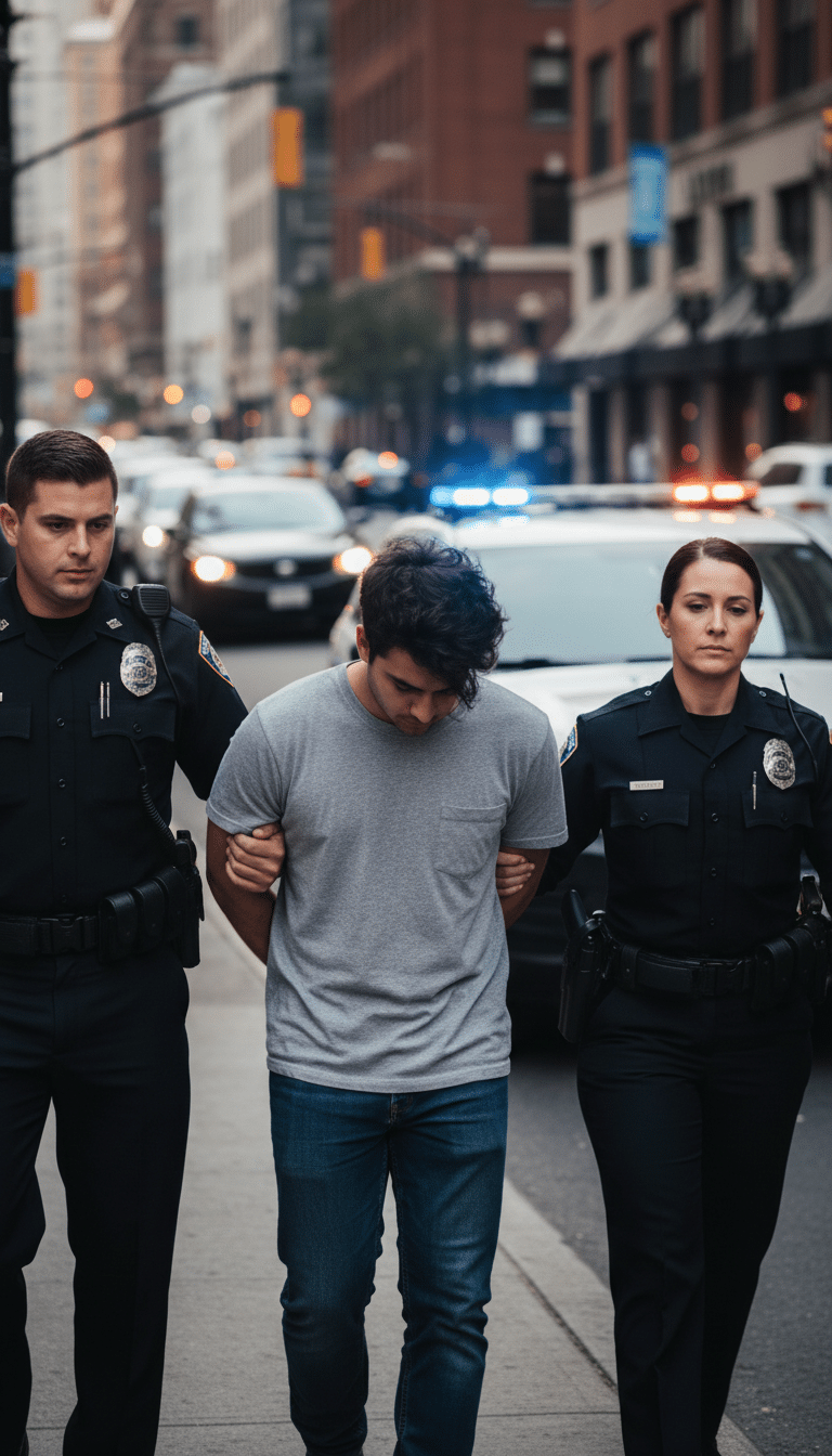 Person being arrested in Rowlett Person being arrested in Rowlett