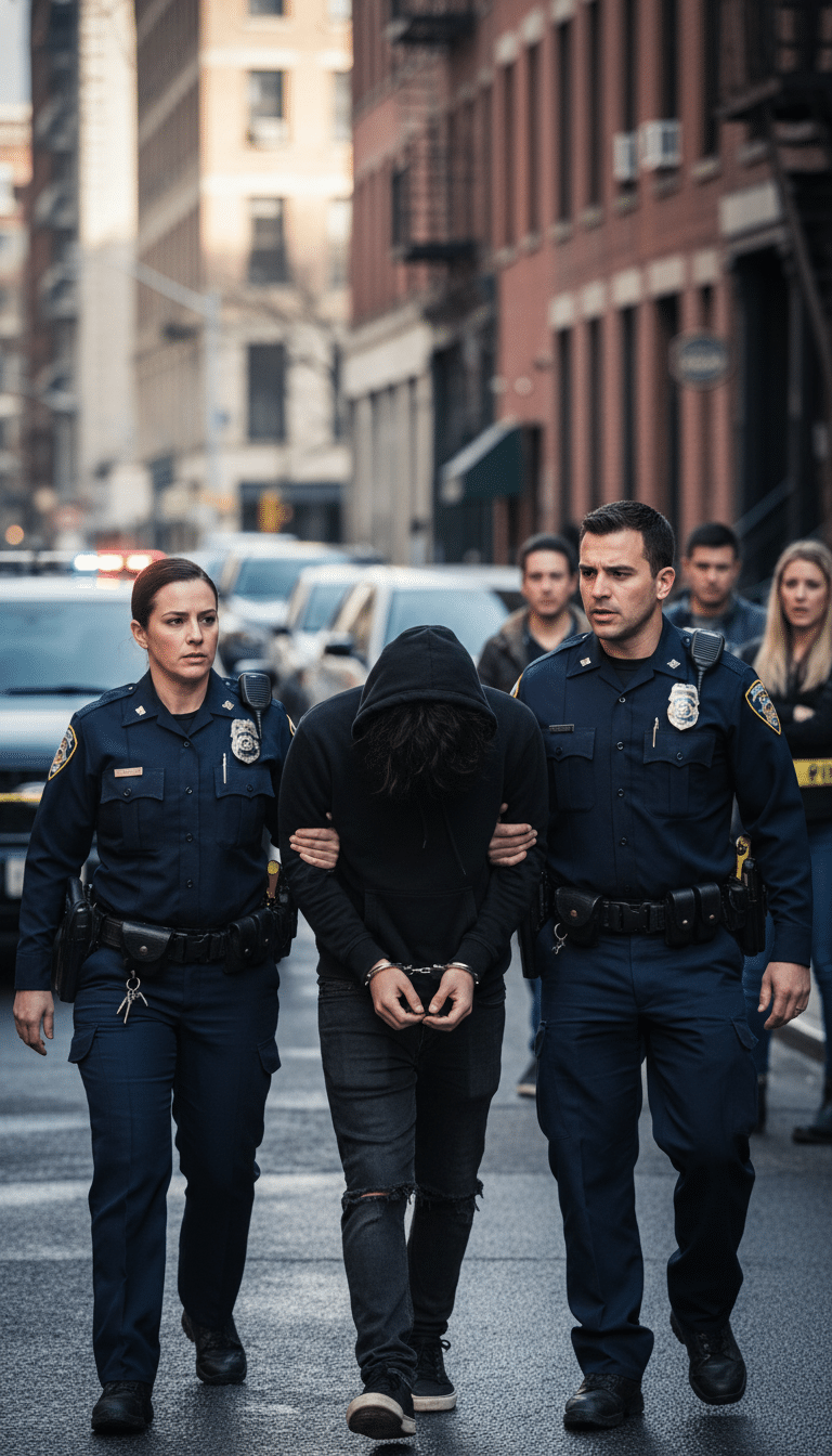 Person being arrested in Tyler Person being arrested in Tyler