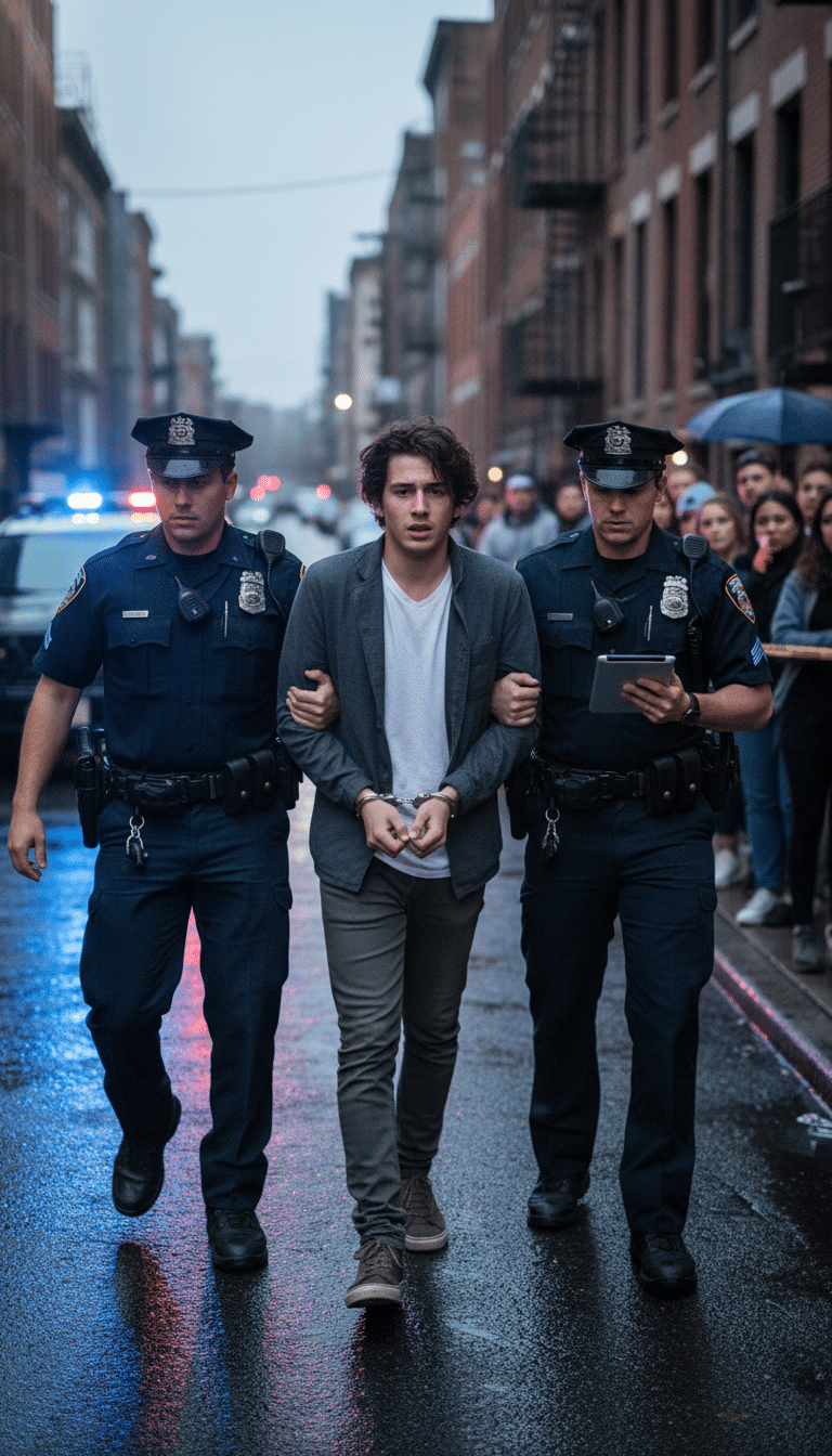 Person being arrested in White Settlement Person being arrested in White Settlement