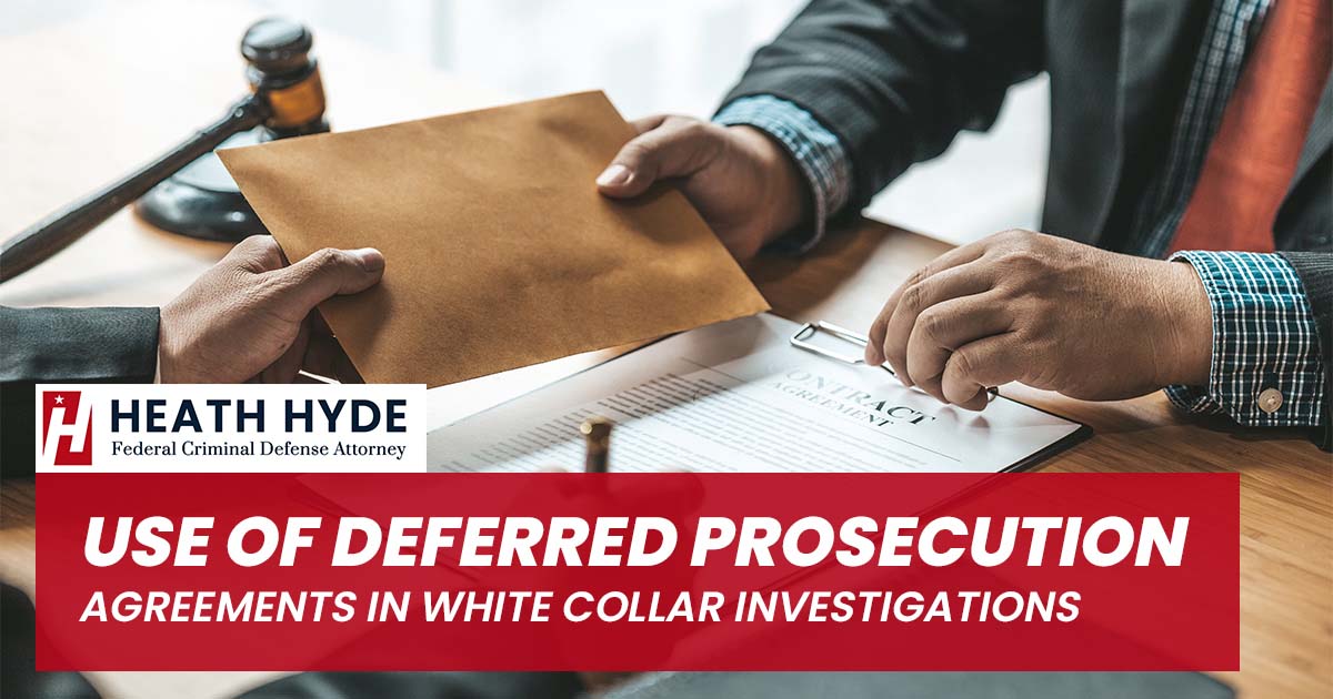 White Collar Investigations | Heath Hyde Attorney